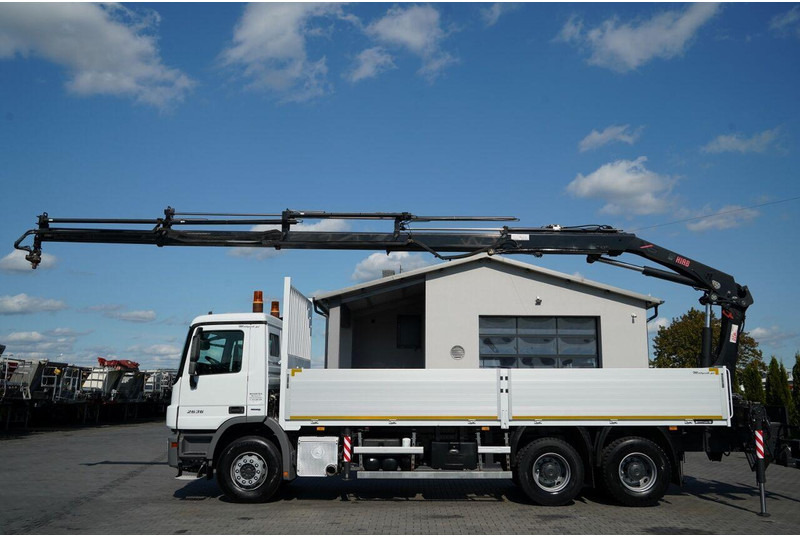 Mercedes-Benz ACTROS 2636 / 6x4 / SKRZYNIOWY 7 M + HDS HIAB - WYSÓW 12,6 M / - Valníkový/ Plošinový nákladný automobil, Auto s hydraulickou rukou: obrázok 3 Mercedes-Benz ACTROS 2636 / 6x4 / SKRZYNIOWY 7 M + HDS HIAB - WYSÓW 12,6 M / - Valníkový/ Plošinový nákladný automobil, Auto s hydraulickou rukou: obrázok 3