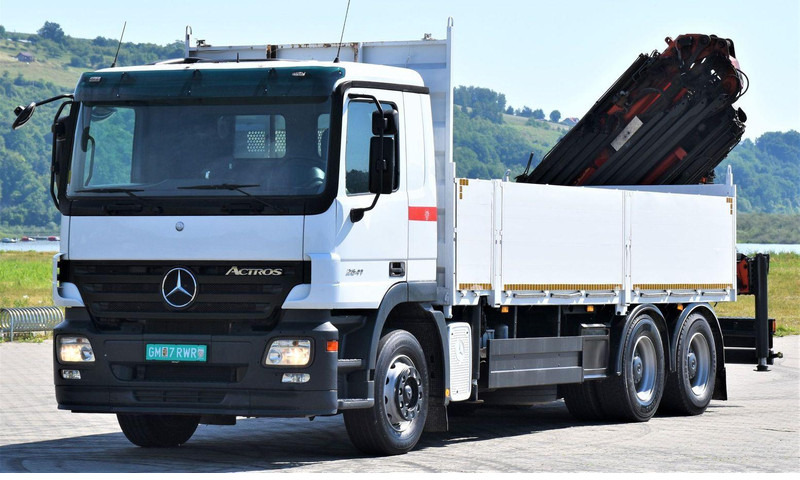 Mercedes-Benz ACTROS 2641 - Valníkový/ Plošinový nákladný automobil, Auto s hydraulickou rukou: obrázok 4 Mercedes-Benz ACTROS 2641 - Valníkový/ Plošinový nákladný automobil, Auto s hydraulickou rukou: obrázok 4