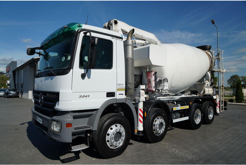 Mercedes-Benz ACTROS 3241 / POMPOGRUSZKA / 8X4 / BETONIARKA + POMPA SERMAC 3Z2 - Domiešavač: obrázok 4 Mercedes-Benz ACTROS 3241 / POMPOGRUSZKA / 8X4 / BETONIARKA + POMPA SERMAC 3Z2 - Domiešavač: obrázok 4