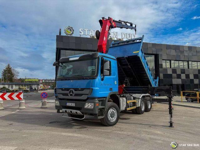 Mercedes-Benz ACTROS 3341 6x6 HMF 4220 K4 CRANE KIPPER - Sklápač, Auto s hydraulickou rukou: obrázok 5 Mercedes-Benz ACTROS 3341 6x6 HMF 4220 K4 CRANE KIPPER - Sklápač, Auto s hydraulickou rukou: obrázok 5