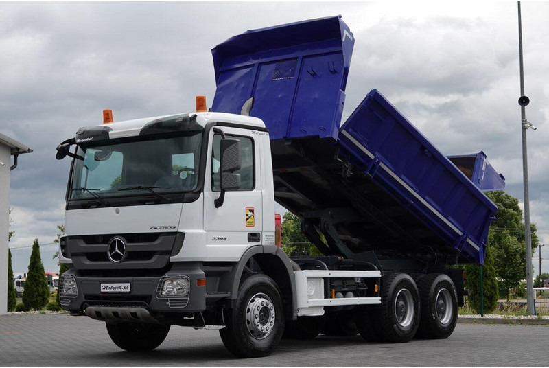 Mercedes-Benz ACTROS 3344 / 6x4 / WYWROTKA 2 STR / BORDMATIC / HYDROBURTA / HY - Sklápač: obrázok 1 Mercedes-Benz ACTROS 3344 / 6x4 / WYWROTKA 2 STR / BORDMATIC / HYDROBURTA / HY - Sklápač: obrázok 1