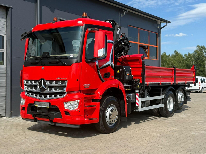 Mercedes-Benz AROCS 2532 // E6 // wywrotka 3-Stronna + HIAB HIDUO 158 B-2 // 6 - Sklápač, Auto s hydraulickou rukou: obrázok 4 Mercedes-Benz AROCS 2532 // E6 // wywrotka 3-Stronna + HIAB HIDUO 158 B-2 // 6 - Sklápač, Auto s hydraulickou rukou: obrázok 4