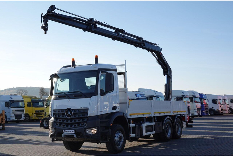 Mercedes-Benz AROCS 2633 / 6x4 / SKRZYNIOWY - 6,5 M / HDS HIAB 188 b-3 wysów: - Valníkový/ Plošinový nákladný automobil, Auto s hydraulickou rukou: obrázok 1 Mercedes-Benz AROCS 2633 / 6x4 / SKRZYNIOWY - 6,5 M / HDS HIAB 188 b-3 wysów: - Valníkový/ Plošinový nákladný automobil, Auto s hydraulickou rukou: obrázok 1