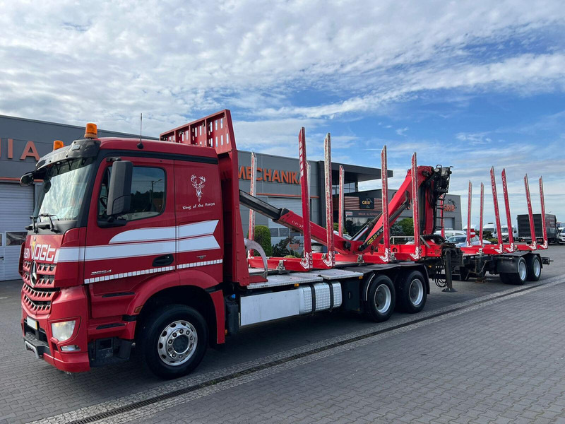 Mercedes-Benz AROCS 2645 EURO 6 6x4 TIMBER CARRIER HOLZTRANSPORT PALFINGER EPS - Nákladné vozidlo na prepravu dreva, Auto s hydraulickou rukou: obrázok 2 Mercedes-Benz AROCS 2645 EURO 6 6x4 TIMBER CARRIER HOLZTRANSPORT PALFINGER EPS - Nákladné vozidlo na prepravu dreva, Auto s hydraulickou rukou: obrázok 2