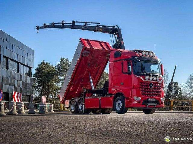 Mercedes-Benz AROCS 3358L 6x4 HIAB 192X-HIPRO E-6 Crane Kippe - Sklápač, Auto s hydraulickou rukou: obrázok 3 Mercedes-Benz AROCS 3358L 6x4 HIAB 192X-HIPRO E-6 Crane Kippe - Sklápač, Auto s hydraulickou rukou: obrázok 3