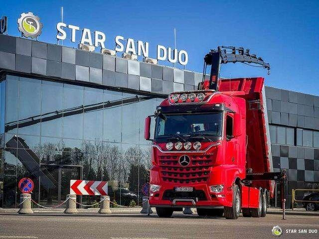 Mercedes-Benz AROCS 3358L 6x4 HIAB 192X-HIPRO E-6 Crane Kippe - Sklápač, Auto s hydraulickou rukou: obrázok 4 Mercedes-Benz AROCS 3358L 6x4 HIAB 192X-HIPRO E-6 Crane Kippe - Sklápač, Auto s hydraulickou rukou: obrázok 4