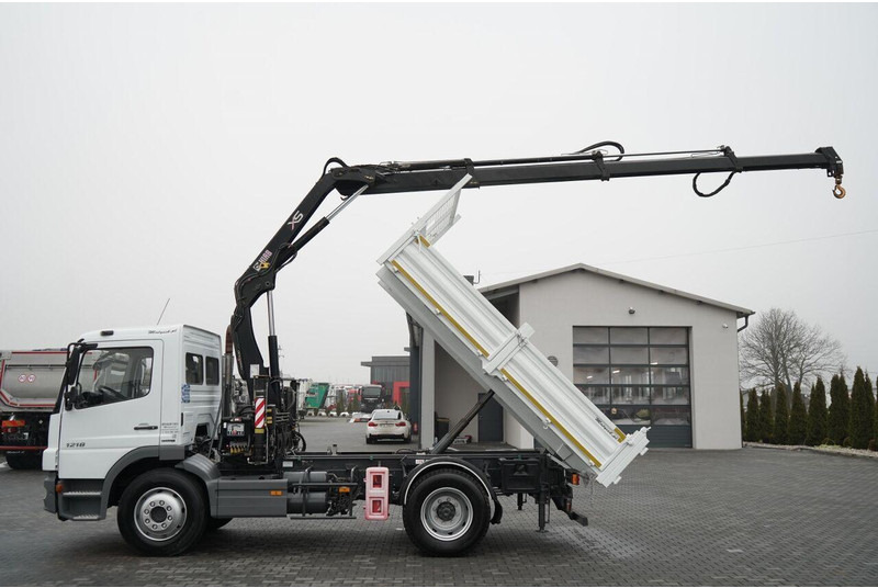 Mercedes-Benz ATEGO 1218 / 4x2 / WYWROTKA + HDS HIAB 0088 BS-3 / PILOT /MANU - Sklápač, Auto s hydraulickou rukou: obrázok 2 Mercedes-Benz ATEGO 1218 / 4x2 / WYWROTKA + HDS HIAB 0088 BS-3 / PILOT /MANU - Sklápač, Auto s hydraulickou rukou: obrázok 2