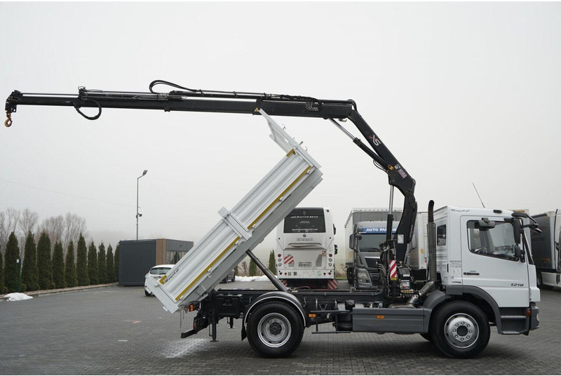 Mercedes-Benz ATEGO 1218 / 4x2 / WYWROTKA + HDS HIAB 0088 BS-3 / PILOT /MANU - Sklápač, Auto s hydraulickou rukou: obrázok 5 Mercedes-Benz ATEGO 1218 / 4x2 / WYWROTKA + HDS HIAB 0088 BS-3 / PILOT /MANU - Sklápač, Auto s hydraulickou rukou: obrázok 5