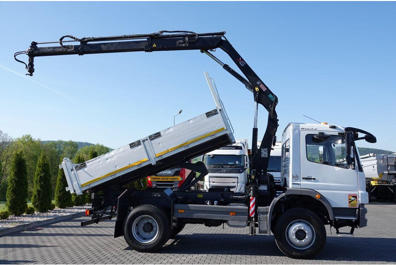 Mercedes-Benz ATEGO 16.24 / 4X4 / WYWROTKA + HDS HIAB 111 BS-2 / PILOT / ROT - Sklápač: obrázok 5 Mercedes-Benz ATEGO 16.24 / 4X4 / WYWROTKA + HDS HIAB 111 BS-2 / PILOT / ROT - Sklápač: obrázok 5