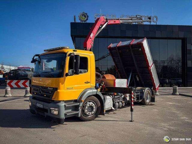 Mercedes-Benz AXOR 1824 4x2 HMF 975 HDS Crane Rotator Kipper - Sklápač, Auto s hydraulickou rukou: obrázok 4 Mercedes-Benz AXOR 1824 4x2 HMF 975 HDS Crane Rotator Kipper - Sklápač, Auto s hydraulickou rukou: obrázok 4