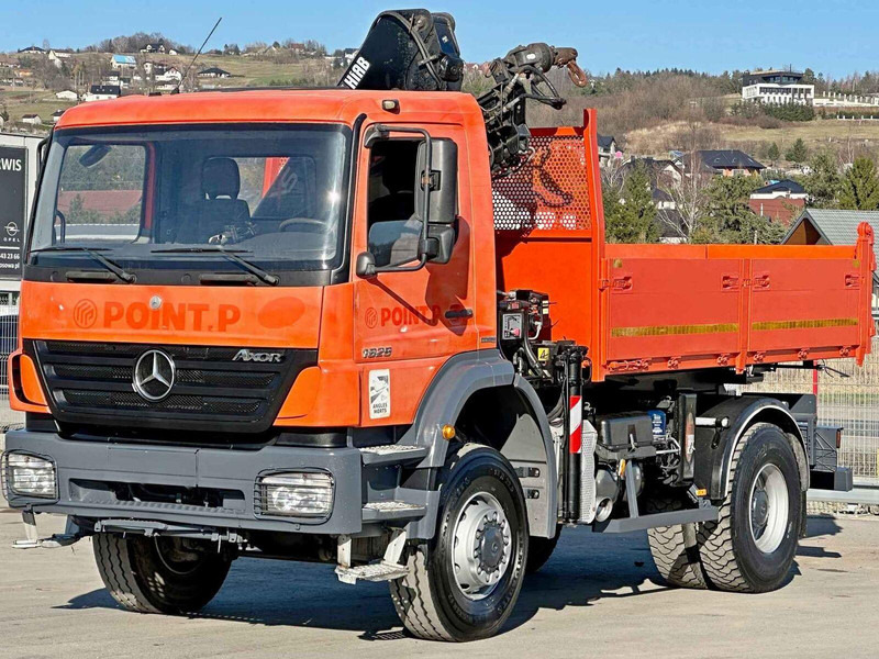 Mercedes-Benz AXOR 1829 * HIAB 1111 HIDUO + FUNK * TOP * 4x4 - Sklápač, Auto s hydraulickou rukou: obrázok 3 Mercedes-Benz AXOR 1829 * HIAB 1111 HIDUO + FUNK * TOP * 4x4 - Sklápač, Auto s hydraulickou rukou: obrázok 3