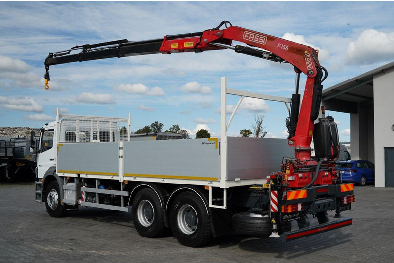 Mercedes-Benz / AXOR 2633 / 6X4 / SKRZYNIOWY - 6,55 M / MOCNA PODŁOGA / HDS FA - Valníkový/ Plošinový nákladný automobil, Auto s hydraulickou rukou: obrázok 4 Mercedes-Benz / AXOR 2633 / 6X4 / SKRZYNIOWY - 6,55 M / MOCNA PODŁOGA / HDS FA - Valníkový/ Plošinový nákladný automobil, Auto s hydraulickou rukou: obrázok 4