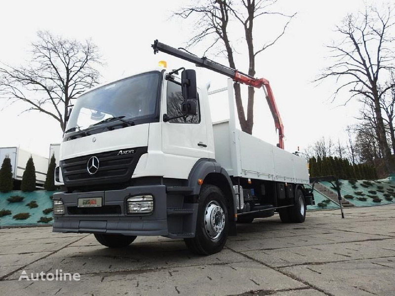 Mercedes-Benz AXOR - Valníkový/ Plošinový nákladný automobil, Auto s hydraulickou rukou: obrázok 1 Mercedes-Benz AXOR - Valníkový/ Plošinový nákladný automobil, Auto s hydraulickou rukou: obrázok 1