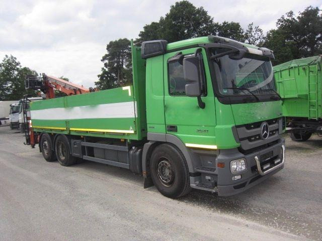 Mercedes-Benz Actros 2541 mit Atlas -Kran - Valníkový/ Plošinový nákladný automobil, Auto s hydraulickou rukou: obrázok 1 Mercedes-Benz Actros 2541 mit Atlas -Kran - Valníkový/ Plošinový nákladný automobil, Auto s hydraulickou rukou: obrázok 1