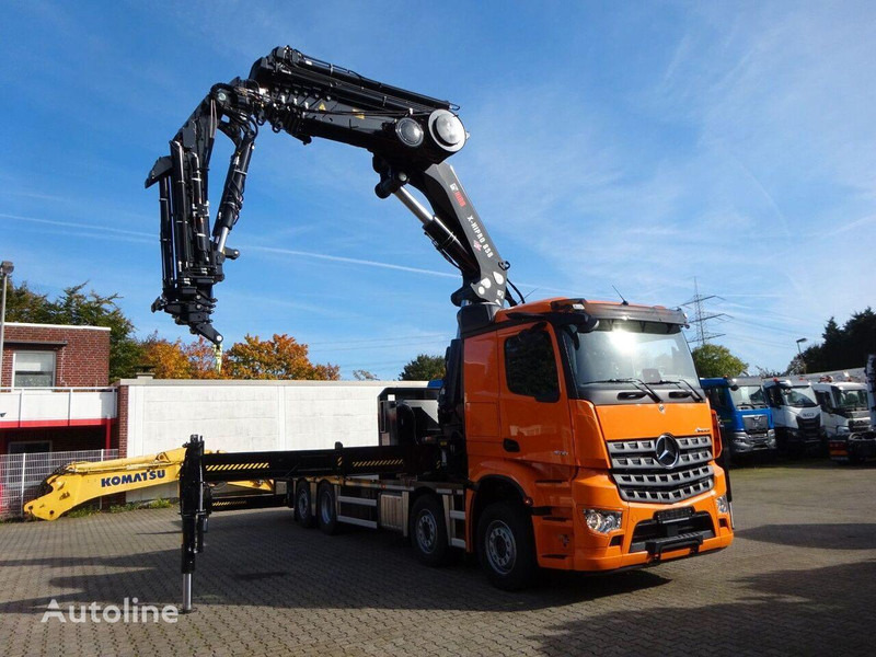 Mercedes-Benz Arocs 3751 - Flatbed+crane - Valníkový/ Plošinový nákladný automobil, Auto s hydraulickou rukou: obrázok 4 Mercedes-Benz Arocs 3751 - Flatbed+crane - Valníkový/ Plošinový nákladný automobil, Auto s hydraulickou rukou: obrázok 4