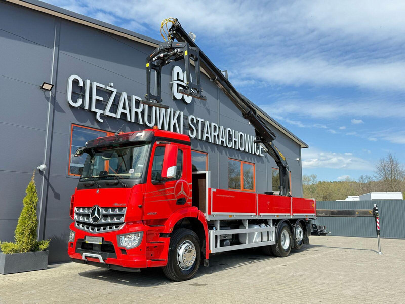 Mercedes-Benz Arocs Actros 2532 / E6 / 6x2 / skrzynia + żuraw Palfinger / budo - Valníkový/ Plošinový nákladný automobil, Auto s hydraulickou rukou: obrázok 1 Mercedes-Benz Arocs Actros 2532 / E6 / 6x2 / skrzynia + żuraw Palfinger / budo - Valníkový/ Plošinový nákladný automobil, Auto s hydraulickou rukou: obrázok 1