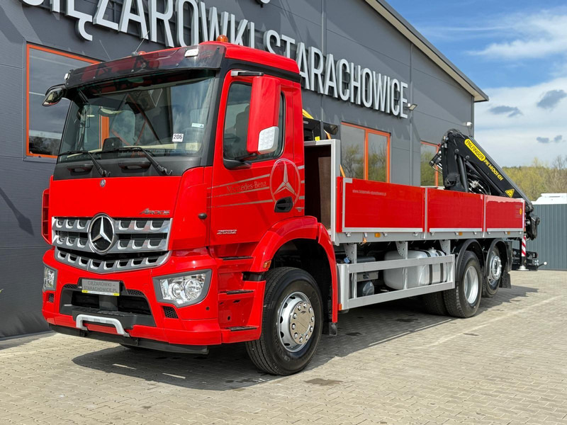 Mercedes-Benz Arocs Actros 2532 / E6 / 6x2 / skrzynia + żuraw Palfinger / budo - Valníkový/ Plošinový nákladný automobil, Auto s hydraulickou rukou: obrázok 2 Mercedes-Benz Arocs Actros 2532 / E6 / 6x2 / skrzynia + żuraw Palfinger / budo - Valníkový/ Plošinový nákladný automobil, Auto s hydraulickou rukou: obrázok 2