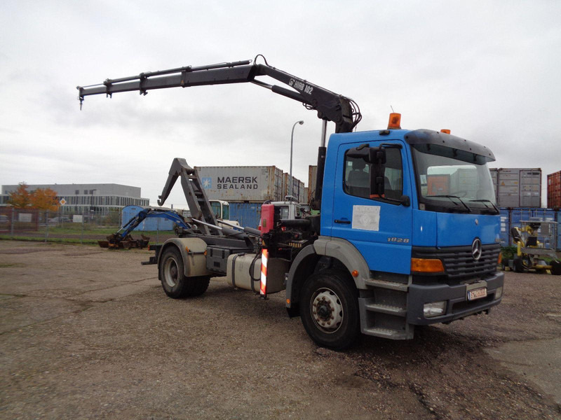 Mercedes-Benz Atego 1828 Hook lift truck + Crane Hiab 102 - Hákový nosič kontajnerov, Auto s hydraulickou rukou: obrázok 3 Mercedes-Benz Atego 1828 Hook lift truck + Crane Hiab 102 - Hákový nosič kontajnerov, Auto s hydraulickou rukou: obrázok 3