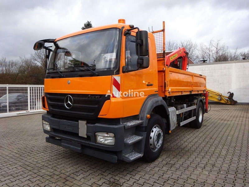 Mercedes-Benz Axor 1833 - Sklápač, Auto s hydraulickou rukou: obrázok 1 Mercedes-Benz Axor 1833 - Sklápač, Auto s hydraulickou rukou: obrázok 1