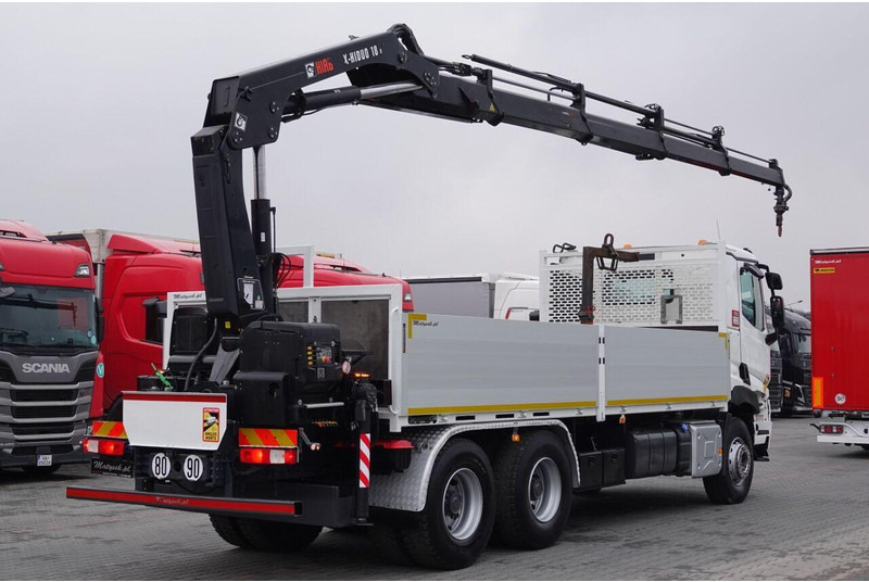 Renault C 380 / 6x4 / SKRZYNIOWY 6,6 m / + HDS HIAB 188 x-hiduo wysów: 1 - Valníkový/ Plošinový nákladný automobil, Auto s hydraulickou rukou: obrázok 5 Renault C 380 / 6x4 / SKRZYNIOWY 6,6 m / + HDS HIAB 188 x-hiduo wysów: 1 - Valníkový/ Plošinový nákladný automobil, Auto s hydraulickou rukou: obrázok 5