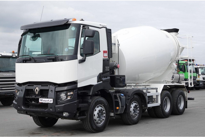 Renault C 380 / 8X4 / BETONOMIESZARKA / GRUSZKA / LIEBHERR 9 M3 / EURO 6 - Domiešavač: obrázok 1 Renault C 380 / 8X4 / BETONOMIESZARKA / GRUSZKA / LIEBHERR 9 M3 / EURO 6 - Domiešavač: obrázok 1