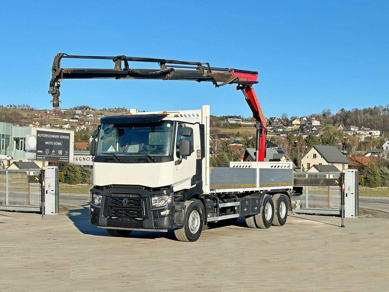 Renault C 380 *PRITSCHE 6,80m * PK 18002-EH C + FUNK*6x4 - Valníkový/ Plošinový nákladný automobil, Auto s hydraulickou rukou: obrázok 2 Renault C 380 *PRITSCHE 6,80m * PK 18002-EH C + FUNK*6x4 - Valníkový/ Plošinový nákladný automobil, Auto s hydraulickou rukou: obrázok 2