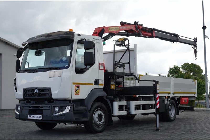 Renault D 210/ 4X2 / SKRZYNIOWY 5 M + HDS PALFINGER PK 8.501 SLD A / UD - Valníkový/ Plošinový nákladný automobil, Auto s hydraulickou rukou: obrázok 1 Renault D 210/ 4X2 / SKRZYNIOWY 5 M + HDS PALFINGER PK 8.501 SLD A / UD - Valníkový/ Plošinový nákladný automobil, Auto s hydraulickou rukou: obrázok 1