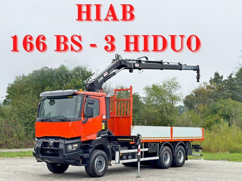 Renault K 380 * HIAB 166 BS-3 HIDUO + FUNK* 6x4 - Sklápač, Auto s hydraulickou rukou: obrázok 1 Renault K 380 * HIAB 166 BS-3 HIDUO + FUNK* 6x4 - Sklápač, Auto s hydraulickou rukou: obrázok 1