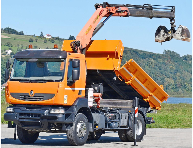 Renault KERAX 370 - Sklápač, Auto s hydraulickou rukou: obrázok 3 Renault KERAX 370 - Sklápač, Auto s hydraulickou rukou: obrázok 3