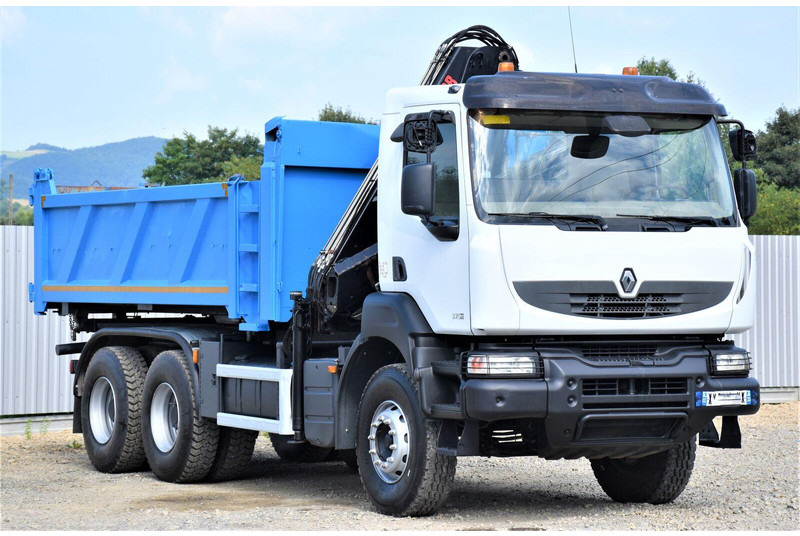 Renault KERAX 370 DXI - Sklápač, Auto s hydraulickou rukou: obrázok 4 Renault KERAX 370 DXI - Sklápač, Auto s hydraulickou rukou: obrázok 4