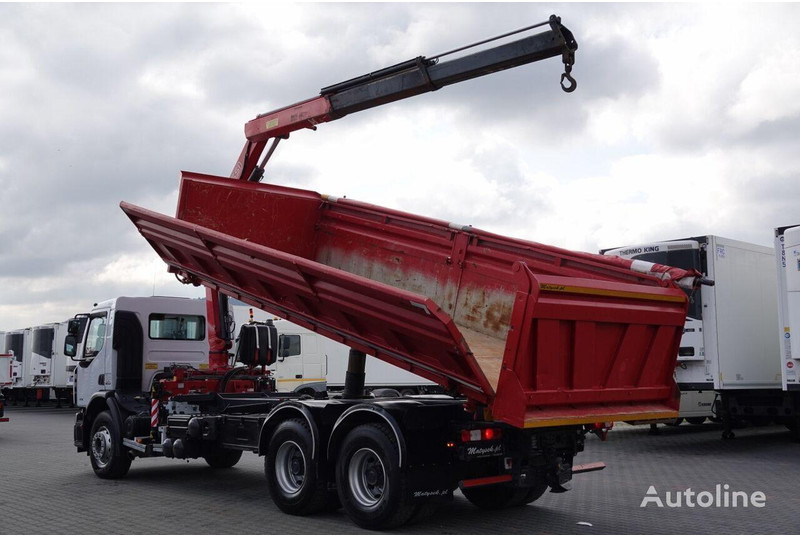 Renault LANDER 3 way tipper + crane FASSI 130 6x4 - Sklápač, Auto s hydraulickou rukou: obrázok 4 Renault LANDER 3 way tipper + crane FASSI 130 6x4 - Sklápač, Auto s hydraulickou rukou: obrázok 4