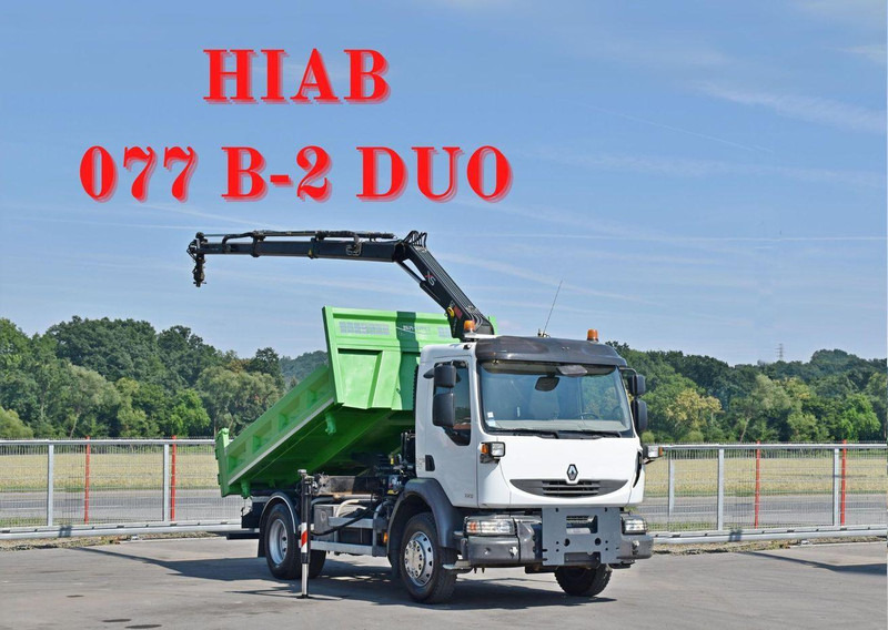Renault MIDLUM 220 DXI - Sklápač, Auto s hydraulickou rukou: obrázok 1 Renault MIDLUM 220 DXI - Sklápač, Auto s hydraulickou rukou: obrázok 1