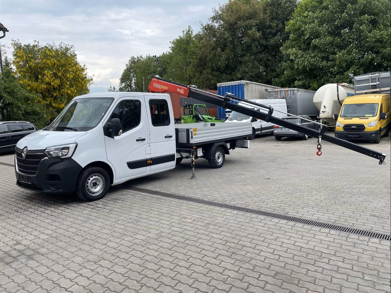 Renault Master Doka - Flatbed truck + crane - Dodávka valník, Dodávkа s dvojitou kabínou: obrázok 1 Renault Master Doka - Flatbed truck + crane - Dodávka valník, Dodávkа s dvojitou kabínou: obrázok 1