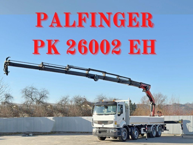 Renault Premium 430 DXI * PRITSCHE 7,40m *PK 26002 EH - Valníkový/ Plošinový nákladný automobil, Auto s hydraulickou rukou: obrázok 1 Renault Premium 430 DXI * PRITSCHE 7,40m *PK 26002 EH - Valníkový/ Plošinový nákladný automobil, Auto s hydraulickou rukou: obrázok 1