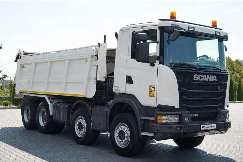 Scania G 410 / 8X4 / ZABUDOWA SAMOWYŁADOWCZA DO ASFALTU / 2X HYDROKLAPA - Finišer: obrázok 5 Scania G 410 / 8X4 / ZABUDOWA SAMOWYŁADOWCZA DO ASFALTU / 2X HYDROKLAPA - Finišer: obrázok 5