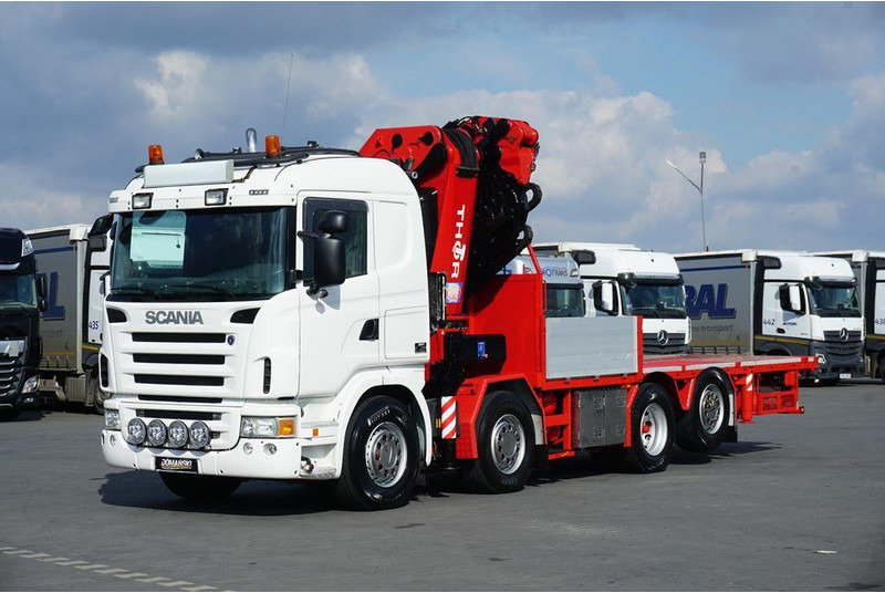 Scania G 480 / 8 X 2 / SKRZYNIOWY + HDS / HMF THOR - O K6 + JIB FJ 2000 - Valníkový/ Plošinový nákladný automobil, Auto s hydraulickou rukou: obrázok 3 Scania G 480 / 8 X 2 / SKRZYNIOWY + HDS / HMF THOR - O K6 + JIB FJ 2000 - Valníkový/ Plošinový nákladný automobil, Auto s hydraulickou rukou: obrázok 3