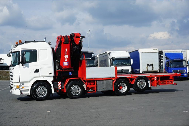 Scania G 480 / 8 X 2 / SKRZYNIOWY + HDS / HMF THOR - O K6 + JIB FJ 2000 - Valníkový/ Plošinový nákladný automobil, Auto s hydraulickou rukou: obrázok 4 Scania G 480 / 8 X 2 / SKRZYNIOWY + HDS / HMF THOR - O K6 + JIB FJ 2000 - Valníkový/ Plošinový nákladný automobil, Auto s hydraulickou rukou: obrázok 4