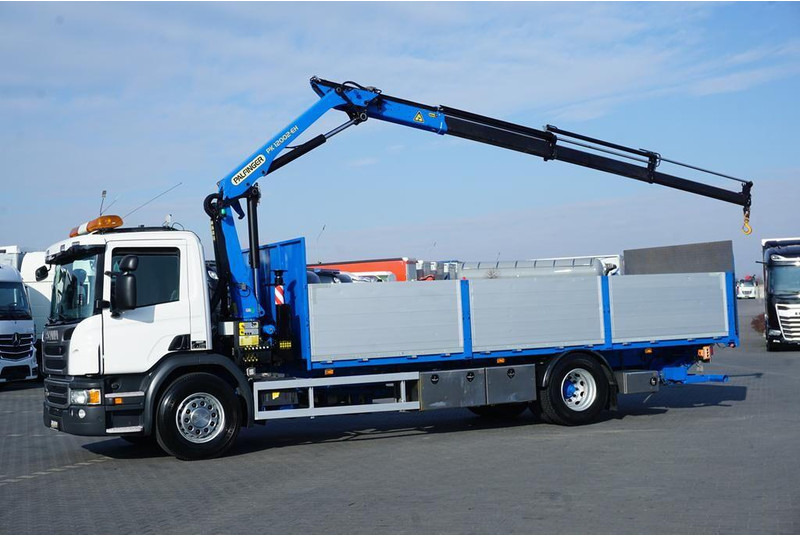 Scania P 250 / ACC / SKRZYNIOWY + HDS + WINDA / PALFINGER PK 12 002 - E - Valníkový/ Plošinový nákladný automobil, Auto s hydraulickou rukou: obrázok 3 Scania P 250 / ACC / SKRZYNIOWY + HDS + WINDA / PALFINGER PK 12 002 - E - Valníkový/ Plošinový nákladný automobil, Auto s hydraulickou rukou: obrázok 3