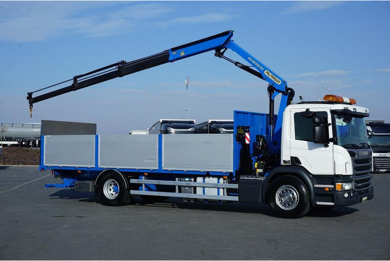 Scania P 250 / ACC / SKRZYNIOWY + HDS + WINDA / PALFINGER PK 12 002 - E - Valníkový/ Plošinový nákladný automobil, Auto s hydraulickou rukou: obrázok 4 Scania P 250 / ACC / SKRZYNIOWY + HDS + WINDA / PALFINGER PK 12 002 - E - Valníkový/ Plošinový nákladný automobil, Auto s hydraulickou rukou: obrázok 4