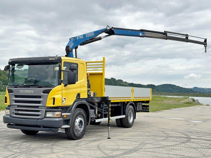 Scania P 270 * FASSI F110A.23 + FUNK * TOPZUSTAND - Valníkový/ Plošinový nákladný automobil, Auto s hydraulickou rukou: obrázok 2 Scania P 270 * FASSI F110A.23 + FUNK * TOPZUSTAND - Valníkový/ Plošinový nákladný automobil, Auto s hydraulickou rukou: obrázok 2
