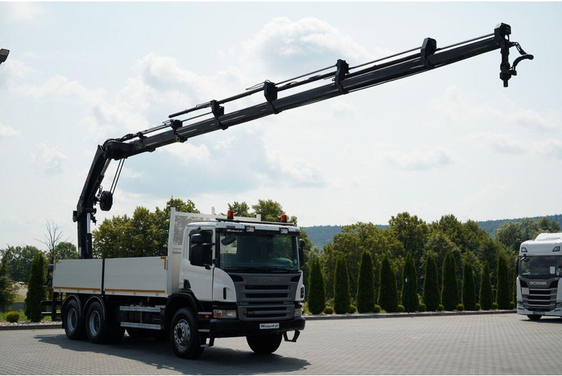 Scania P 360 / 6X4 / SKRZYNIOWY 4.85 + HDS HIAB 211 E-6 HIDUO / UDŹWIG - Valníkový/ Plošinový nákladný automobil, Auto s hydraulickou rukou: obrázok 1 Scania P 360 / 6X4 / SKRZYNIOWY 4.85 + HDS HIAB 211 E-6 HIDUO / UDŹWIG - Valníkový/ Plošinový nákladný automobil, Auto s hydraulickou rukou: obrázok 1