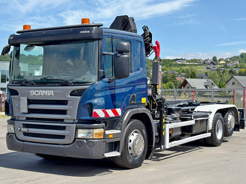 Scania P 360 * ABROLLKIPPER * HIAB 111 BS -2 HIDUO/FUNK - Hákový nosič kontajnerov, Auto s hydraulickou rukou: obrázok 4 Scania P 360 * ABROLLKIPPER * HIAB 111 BS -2 HIDUO/FUNK - Hákový nosič kontajnerov, Auto s hydraulickou rukou: obrázok 4
