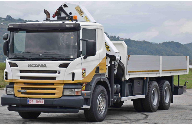 Scania P 420 - Valníkový/ Plošinový nákladný automobil, Auto s hydraulickou rukou: obrázok 3 Scania P 420 - Valníkový/ Plošinový nákladný automobil, Auto s hydraulickou rukou: obrázok 3