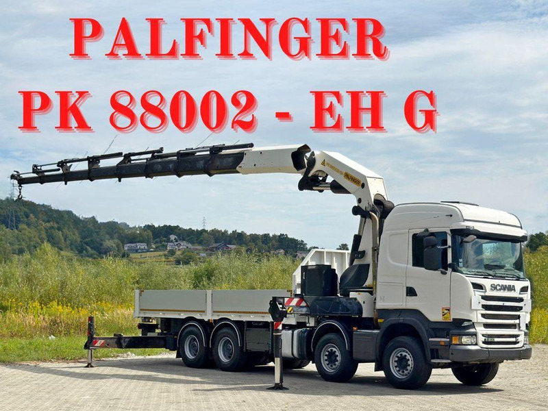 Scania R 500 * PK 88002 - EH G + FUNK * 8x4 *TOPZUSTAND - Valníkový/ Plošinový nákladný automobil, Auto s hydraulickou rukou: obrázok 1 Scania R 500 * PK 88002 - EH G + FUNK * 8x4 *TOPZUSTAND - Valníkový/ Plošinový nákladný automobil, Auto s hydraulickou rukou: obrázok 1