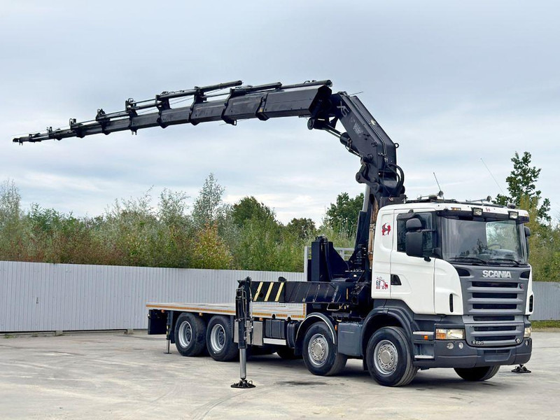 Scania R 620*PLATFORM 6,45m*HIAB 600 E - 9 + FUNK / 8x4 - Valníkový/ Plošinový nákladný automobil, Auto s hydraulickou rukou: obrázok 2 Scania R 620*PLATFORM 6,45m*HIAB 600 E - 9 + FUNK / 8x4 - Valníkový/ Plošinový nákladný automobil, Auto s hydraulickou rukou: obrázok 2