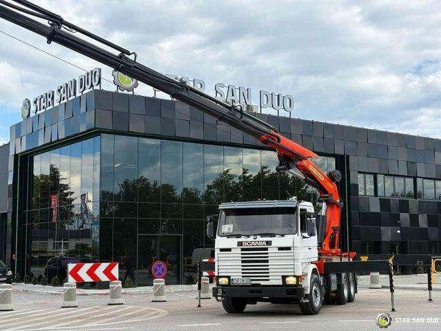 Scania R143 HL 6x2 PALFINGER PK44002 Crane Kran - Valníkový/ Plošinový nákladný automobil, Auto s hydraulickou rukou: obrázok 3 Scania R143 HL 6x2 PALFINGER PK44002 Crane Kran - Valníkový/ Plošinový nákladný automobil, Auto s hydraulickou rukou: obrázok 3