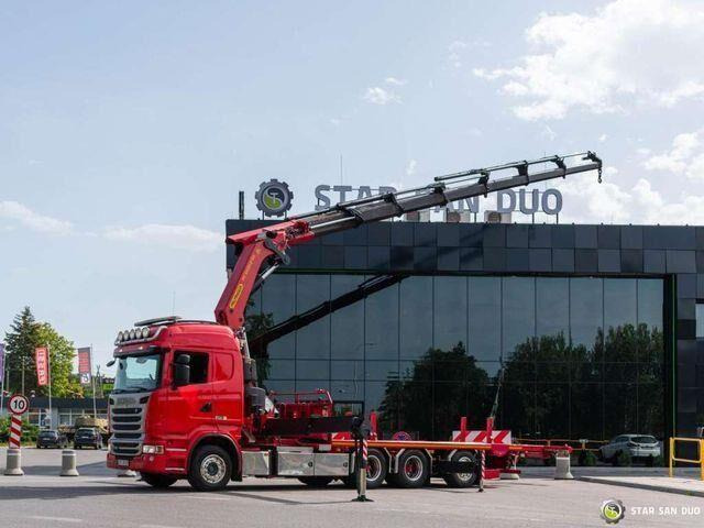 Scania R450 8x4 Palfinger PK 65002 SH HDS Crane - Valníkový/ Plošinový nákladný automobil, Auto s hydraulickou rukou: obrázok 4 Scania R450 8x4 Palfinger PK 65002 SH HDS Crane - Valníkový/ Plošinový nákladný automobil, Auto s hydraulickou rukou: obrázok 4