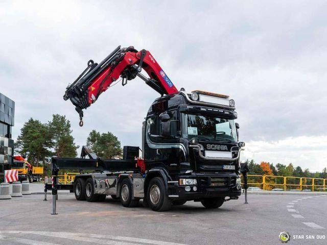 Scania R580 8x4 HMF 5020-K6, JOAB L20 5200AK Hooklift - Hákový nosič kontajnerov, Auto s hydraulickou rukou: obrázok 4 Scania R580 8x4 HMF 5020-K6, JOAB L20 5200AK Hooklift - Hákový nosič kontajnerov, Auto s hydraulickou rukou: obrázok 4