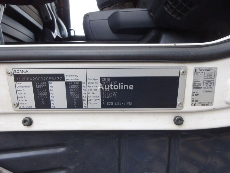 Valníkový/ Plošinový nákladný automobil, Auto s hydraulickou rukou Scania R620 Flatbed + crane PK 22002 EH 6x2: obrázok 18 Valníkový/ Plošinový nákladný automobil, Auto s hydraulickou rukou Scania R620 Flatbed + crane PK 22002 EH 6x2: obrázok 18