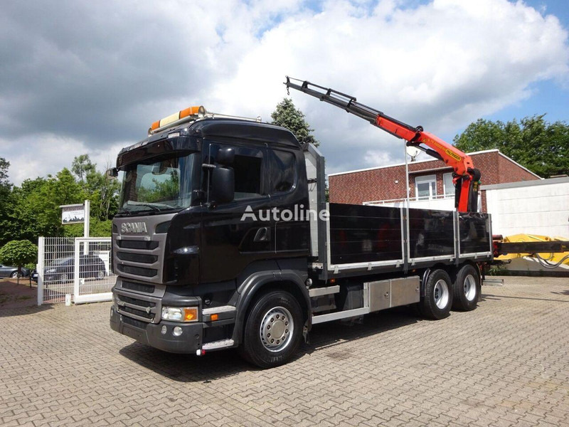 Scania R620 V8 6x2 Flatbed + Palfinger Crane PK 22002 EH - Valníkový/ Plošinový nákladný automobil, Auto s hydraulickou rukou: obrázok 3 Scania R620 V8 6x2 Flatbed + Palfinger Crane PK 22002 EH - Valníkový/ Plošinový nákladný automobil, Auto s hydraulickou rukou: obrázok 3